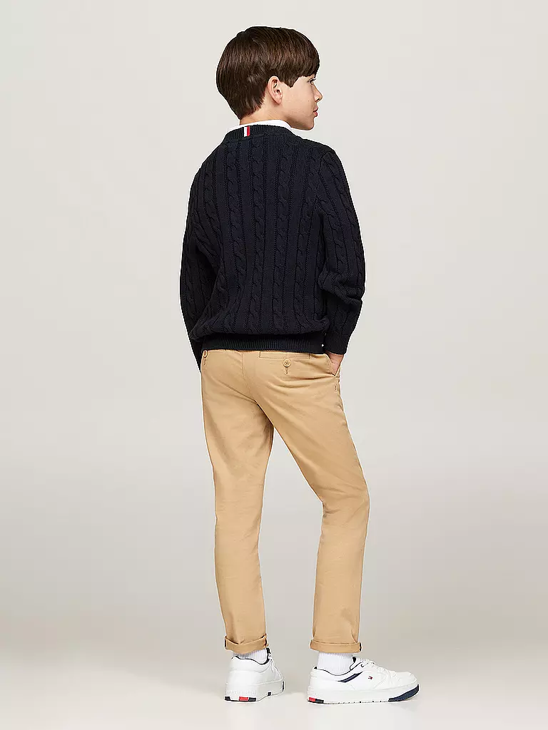 TOMMY HILFIGER Jungen Pullover dunkelblau