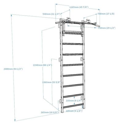 Espalier de gymnastique BenchK 731W