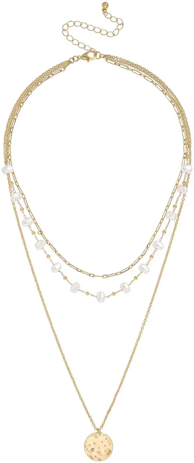 Layering Kette - Beach Pearls