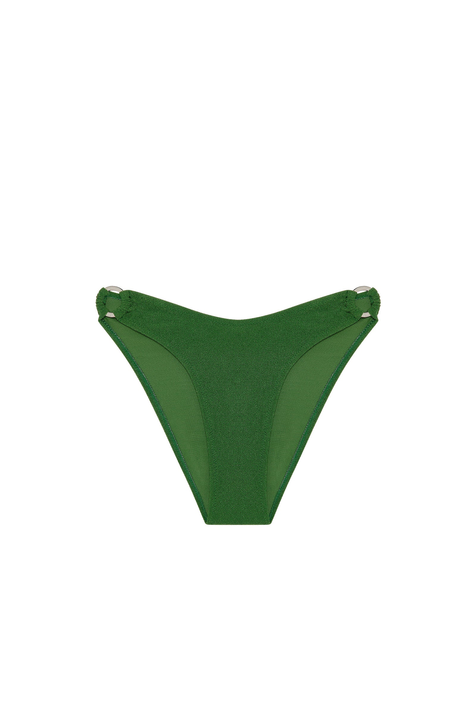 keola Bas de maillot échancré en éponge vert olive Vert olive