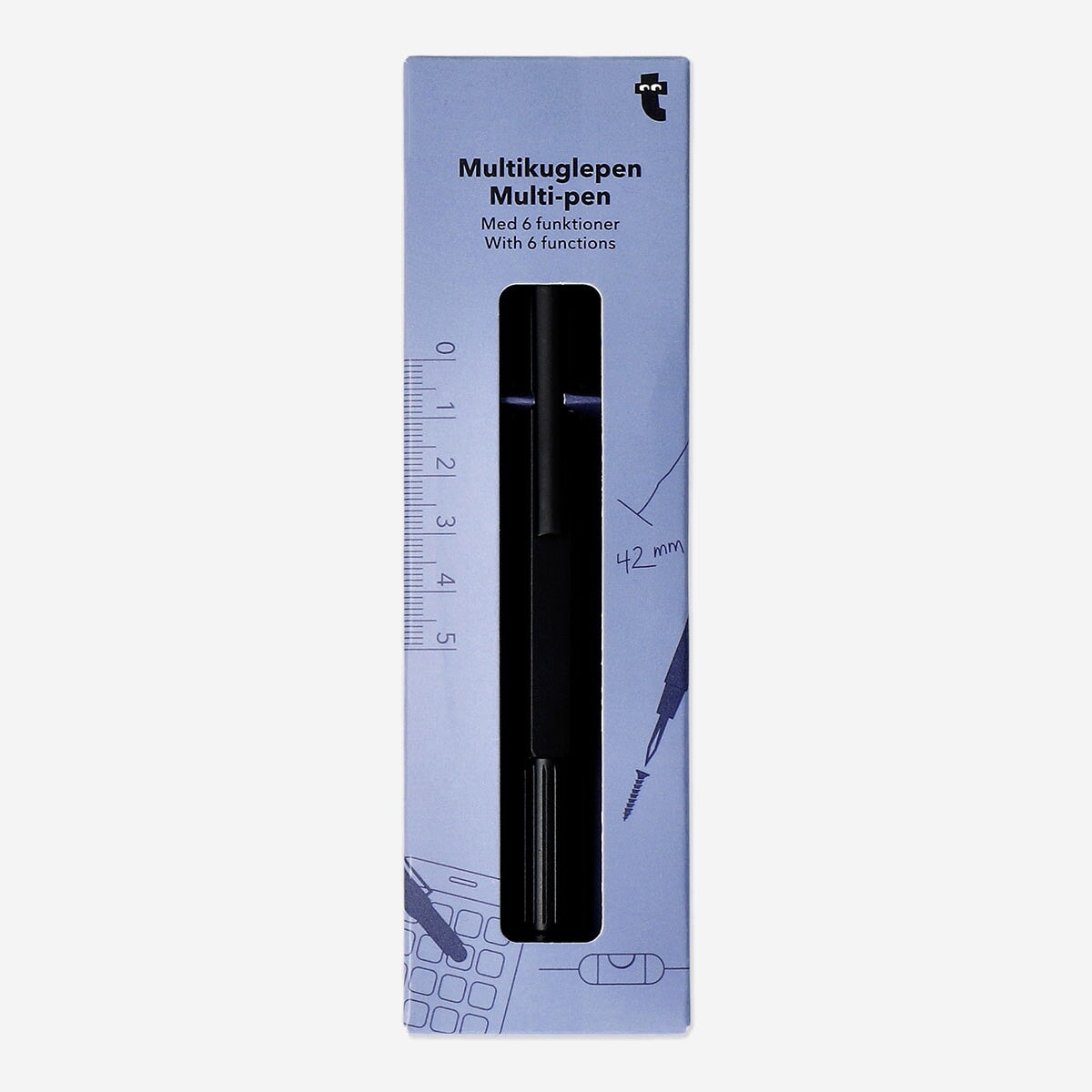 Multipen med 6 funktioner