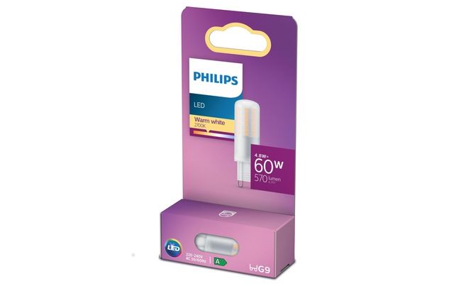 Philips LED-Leuchtmittel »45142 W (60 W) G9 Warmw« G9 Warmweiss