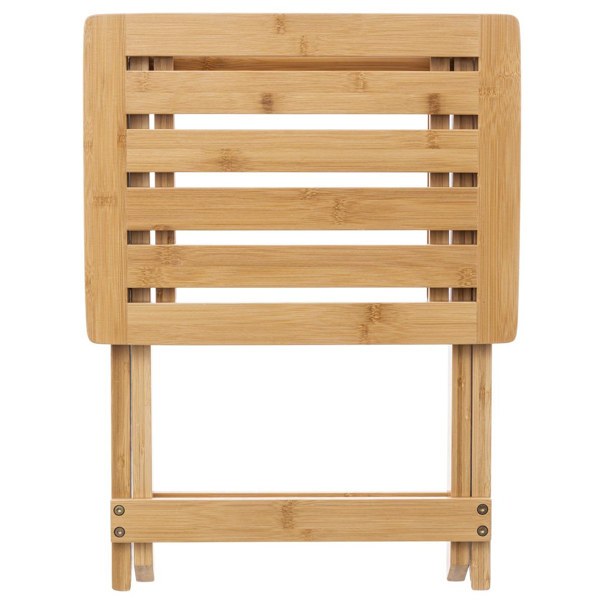 TABOURET PLIANT BAMBOU