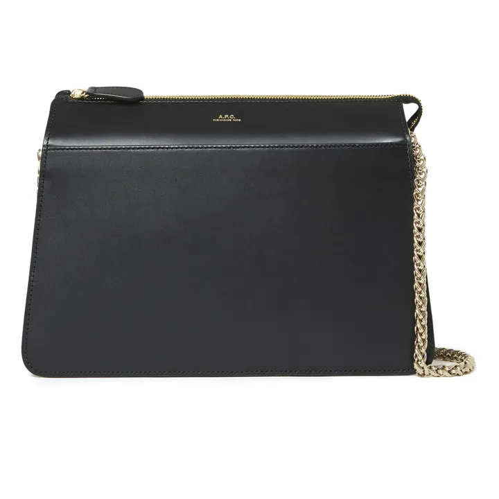 A.P.C. Sac New Ella Cuir Lisse | Noir