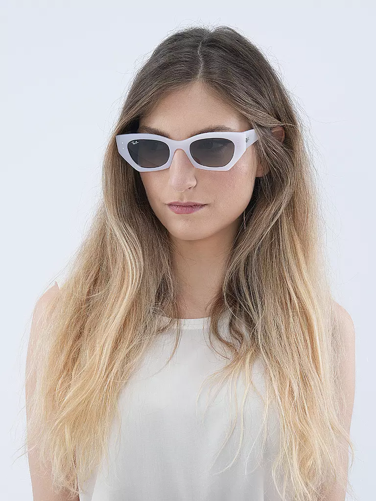 RAY BAN Sonnenbrille 0RB4430/52 weiss