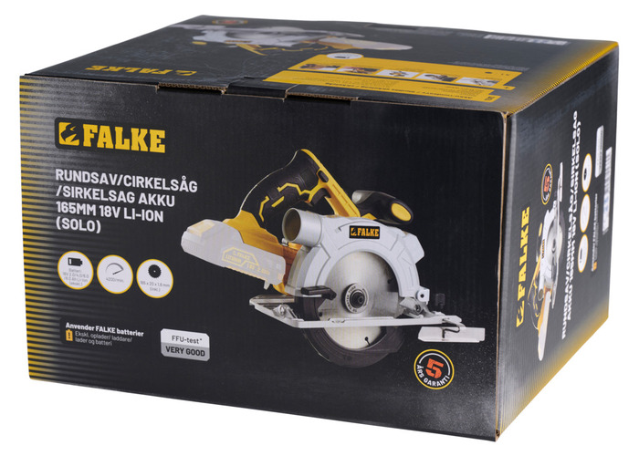 Falke akku rundsav 165 mm