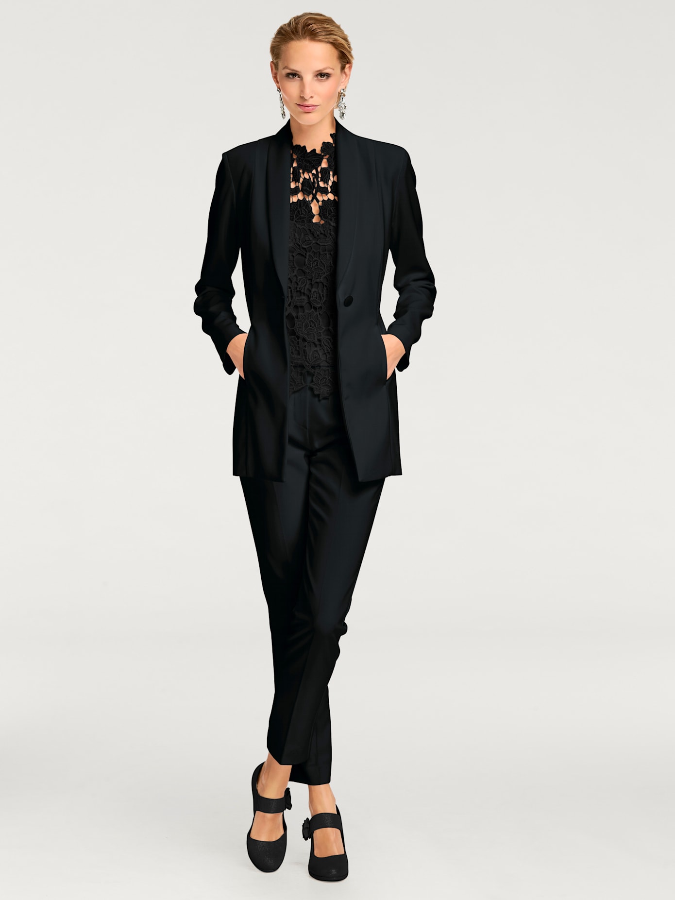 Blazer long style élégant