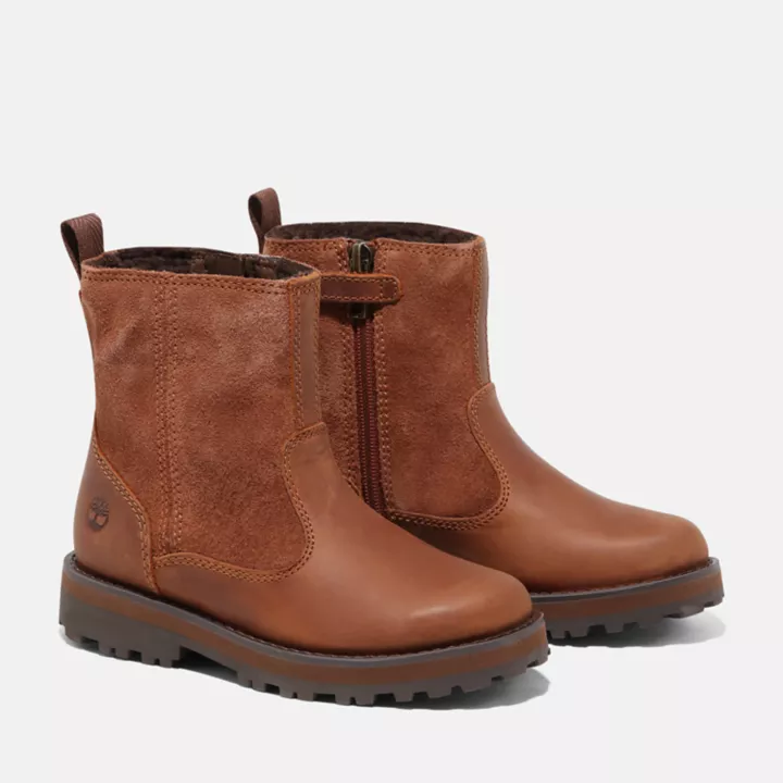 Bottine imperméable chaude Courma Kid pour tout-petit en marron