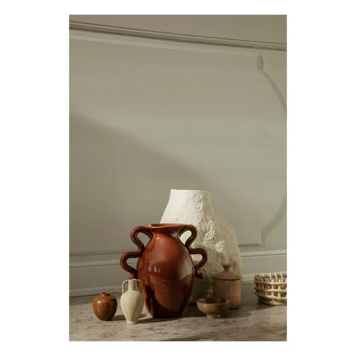 Ferm Living Vase Verso en grès  | Terracotta