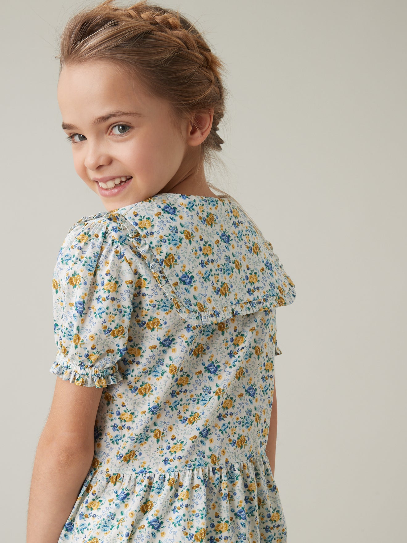 Robe Fille en tissu Liberty