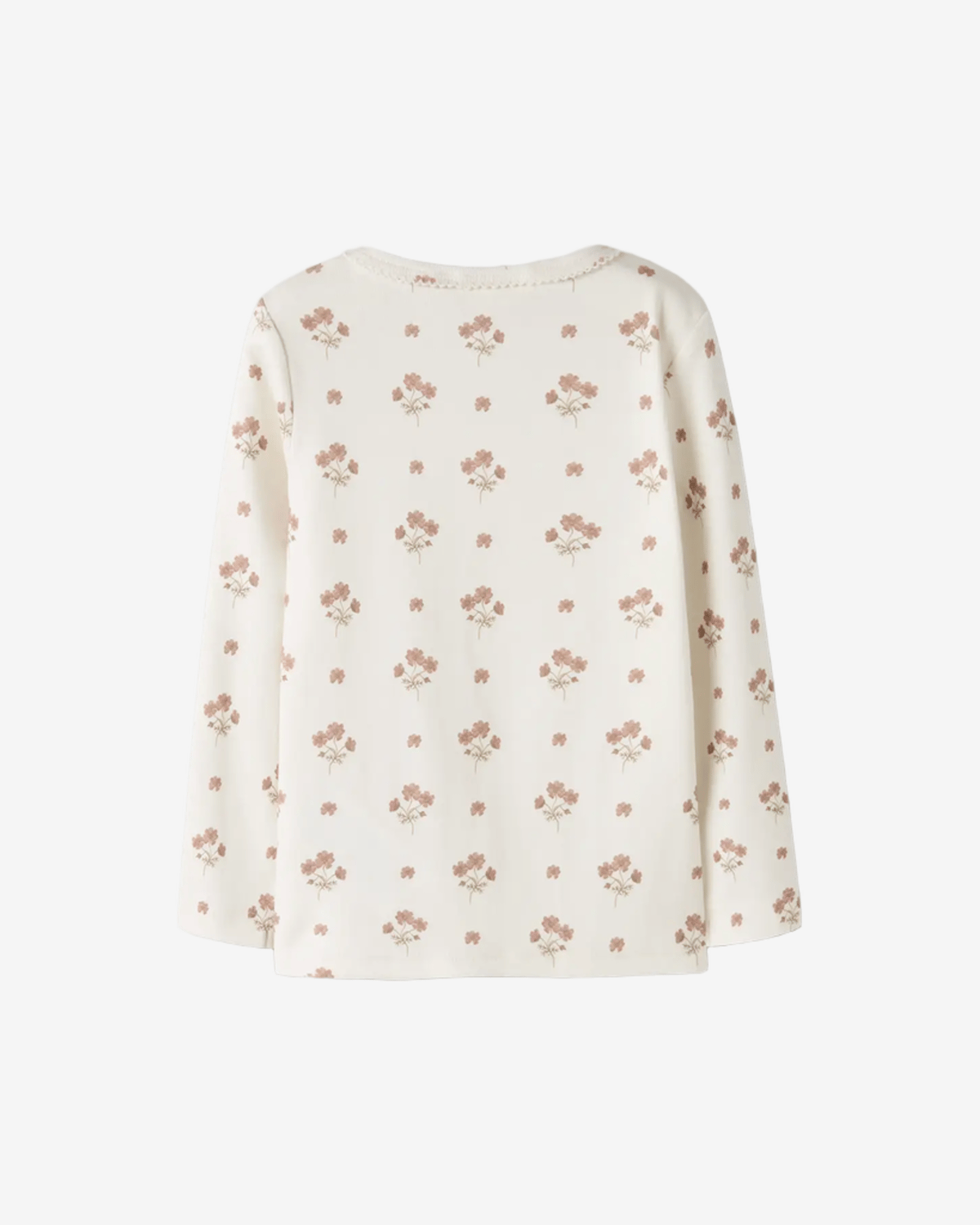Trøye Langermet M/ Print Barn – Øko TENCEL | NMFLAYO SIG LS SLIM TOP LIL