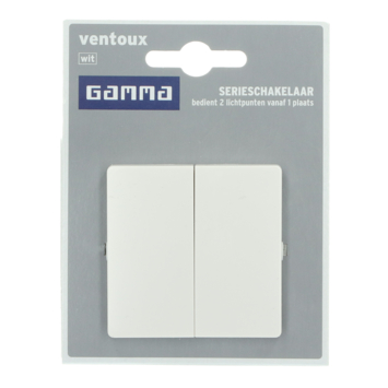 GAMMA Ventoux Serieschakelaar Wit