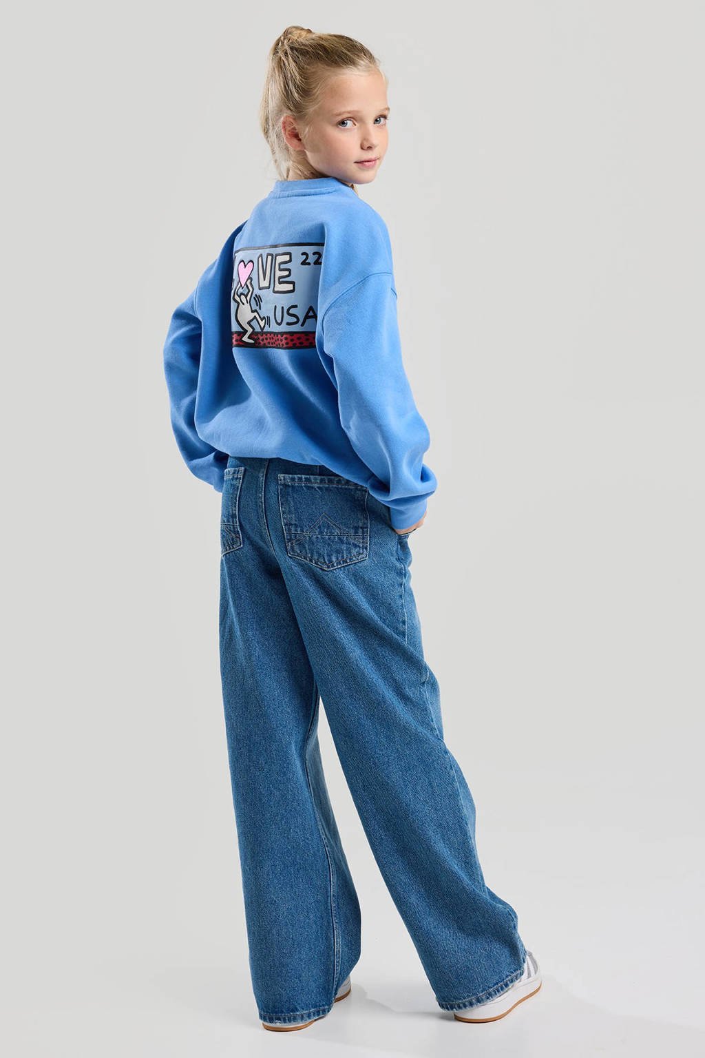 America Today sweater blauw
