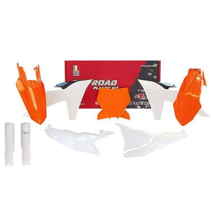 Kit plastiques R-tech 7p KTM SX Couleur Origine - Blanc / Orange