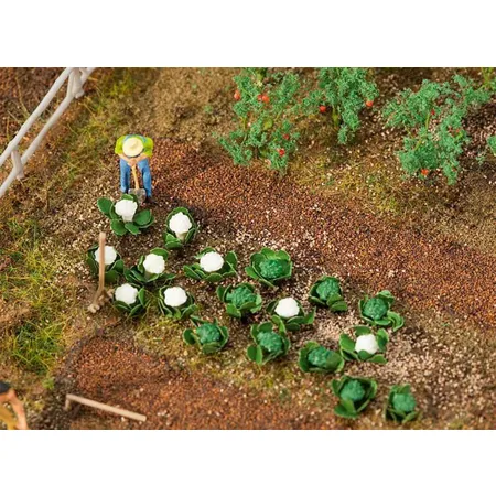 FALLER - 10 Grün - und 10 Blumenkohlköpfe