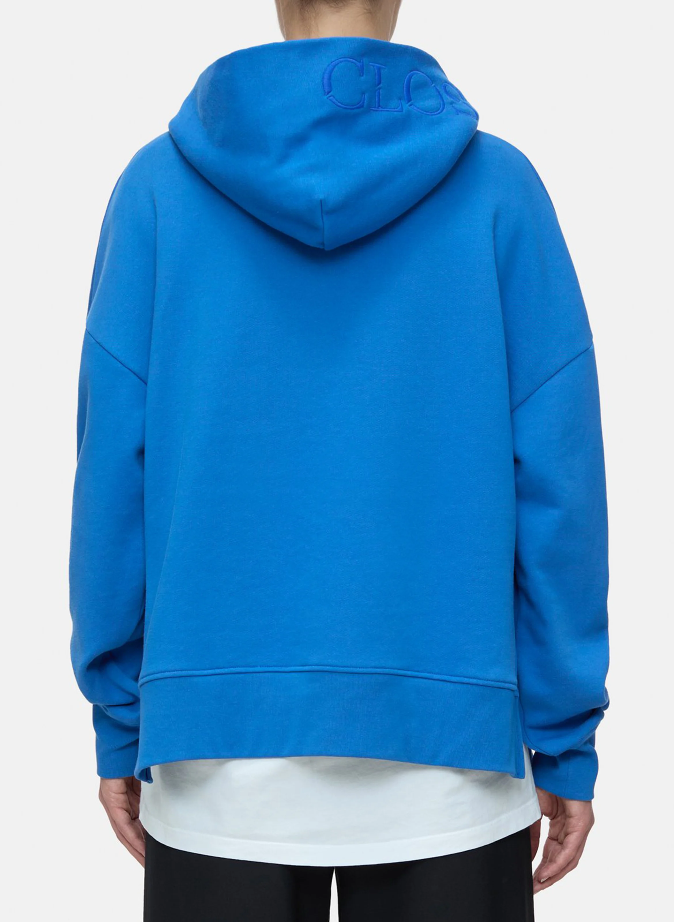Sweat à capuche en coton | Bleu