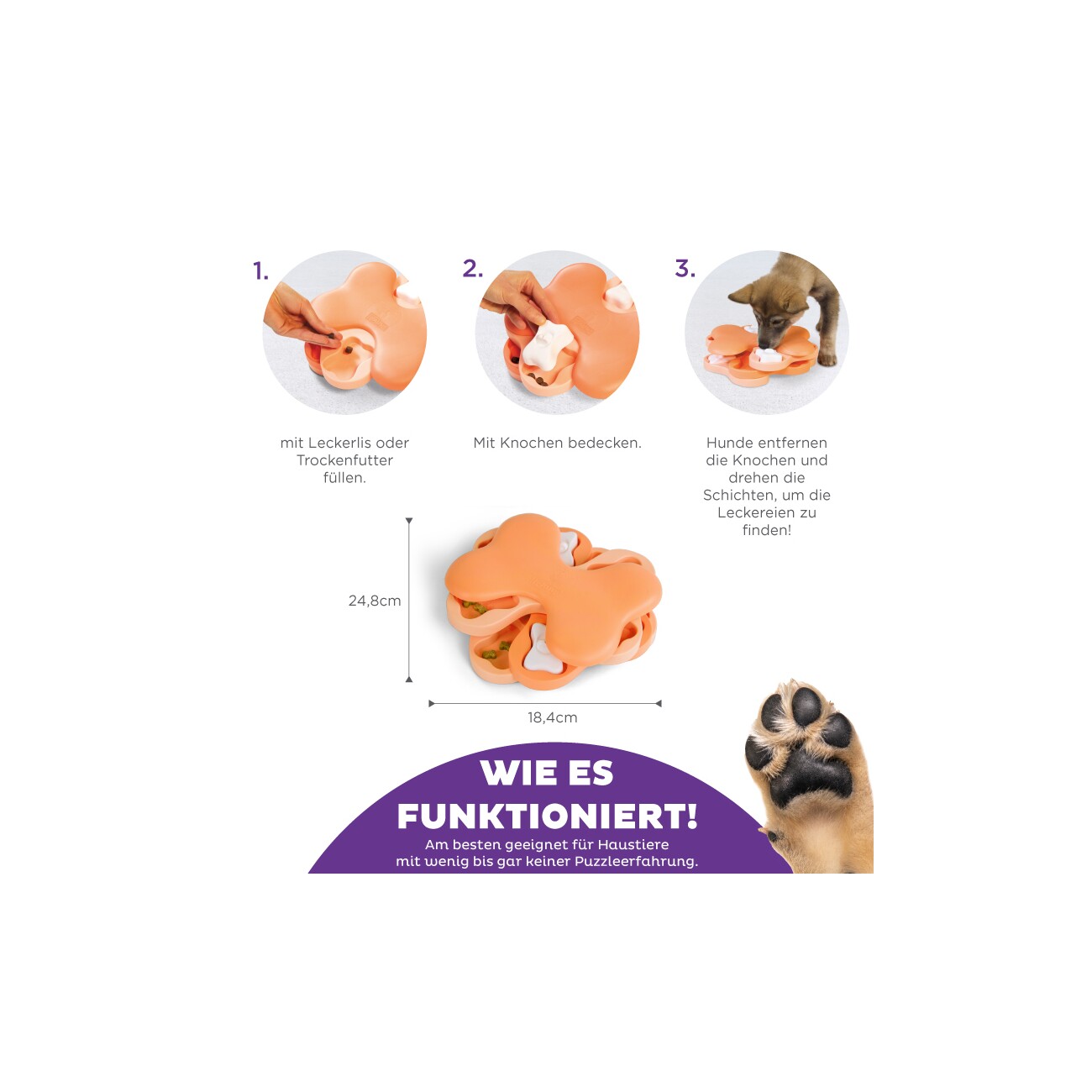 Nina Ottosson Puppy Tornado Intelligenzspielzeug