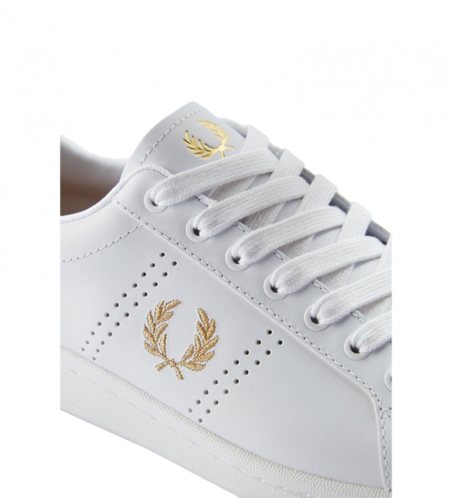 Tênis de couro Fred Perry B721 branco