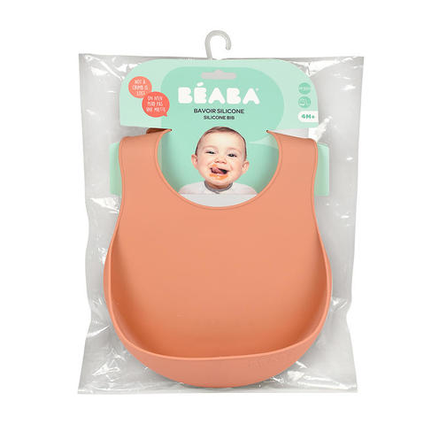Bavoir silicone Terracotta - BEABA
