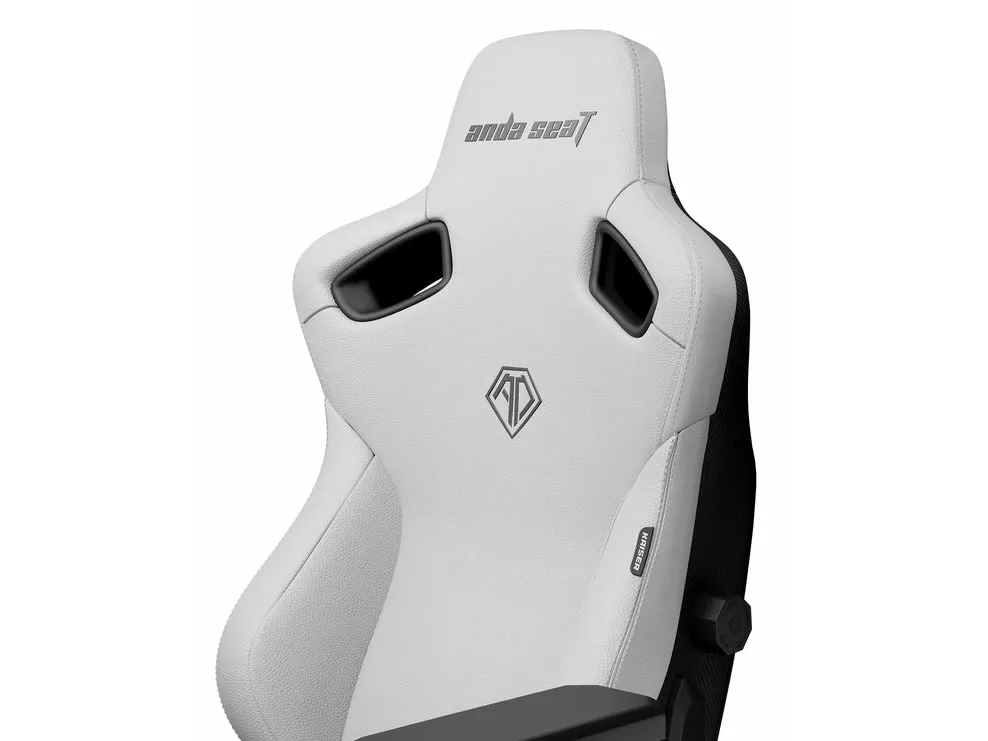 Anda Seat Kaiser 3 XL hvid drejelig gamingstol i læder