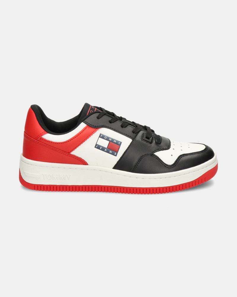 Tommy Jeans TJ Basket Lage sneakers  - zwart