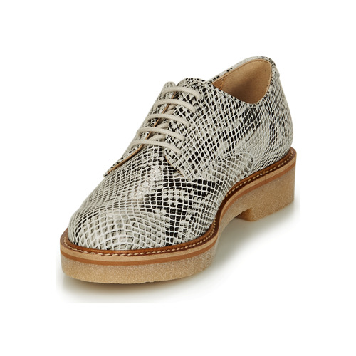 Kickers - OXFORK - Blanc / Noir / Python