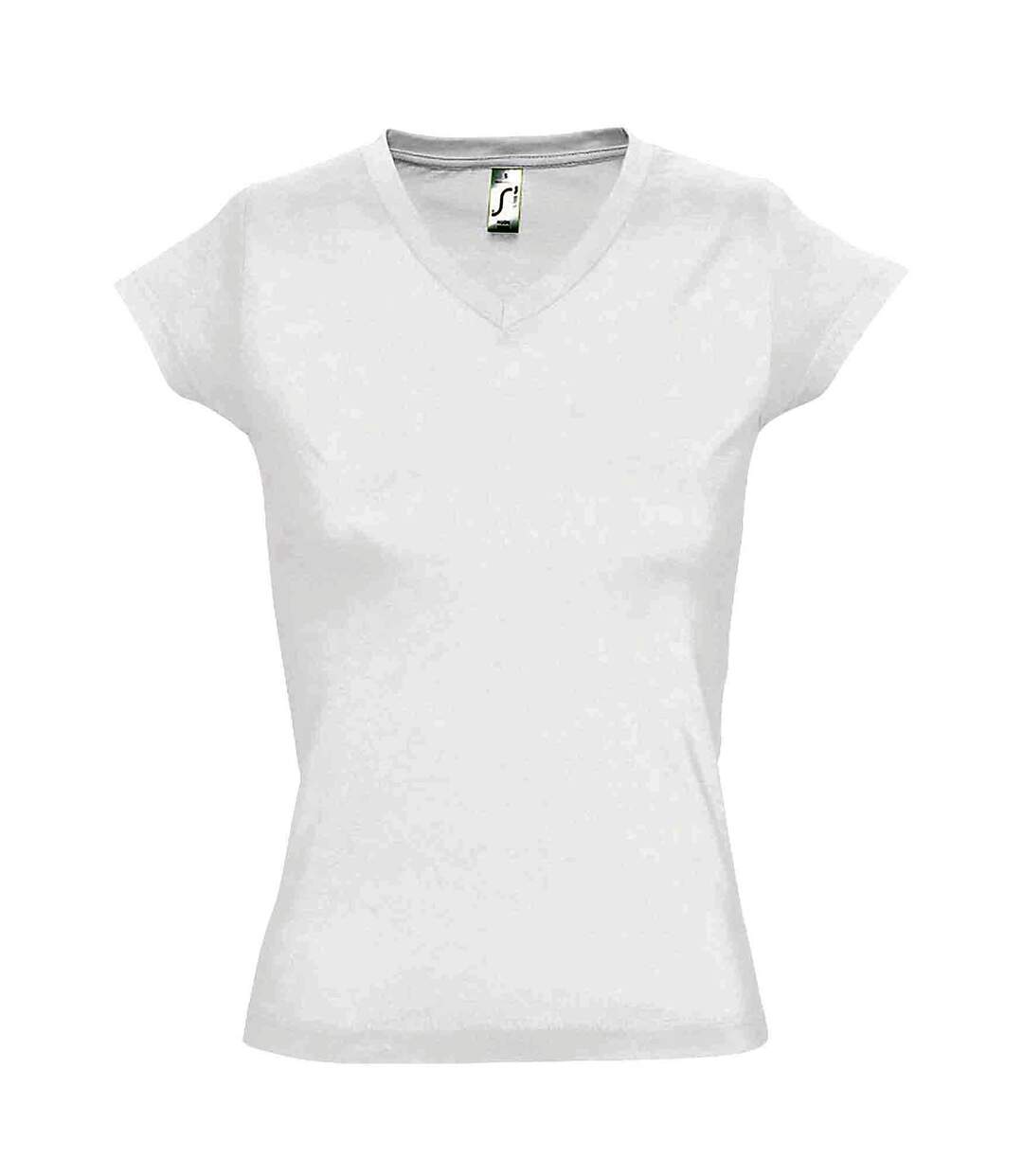 SOLS - T-shirt manches courtes MOON - Femme (Blanc) - UTPC294