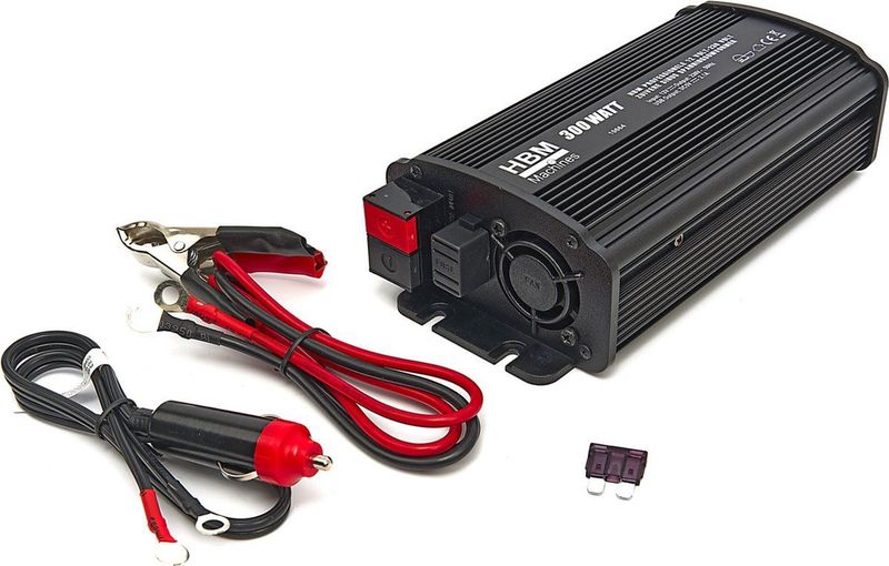 Professionele 12 Volt – 230 Volt Zuivere Sinus Spanningsomvormer 300 Watt