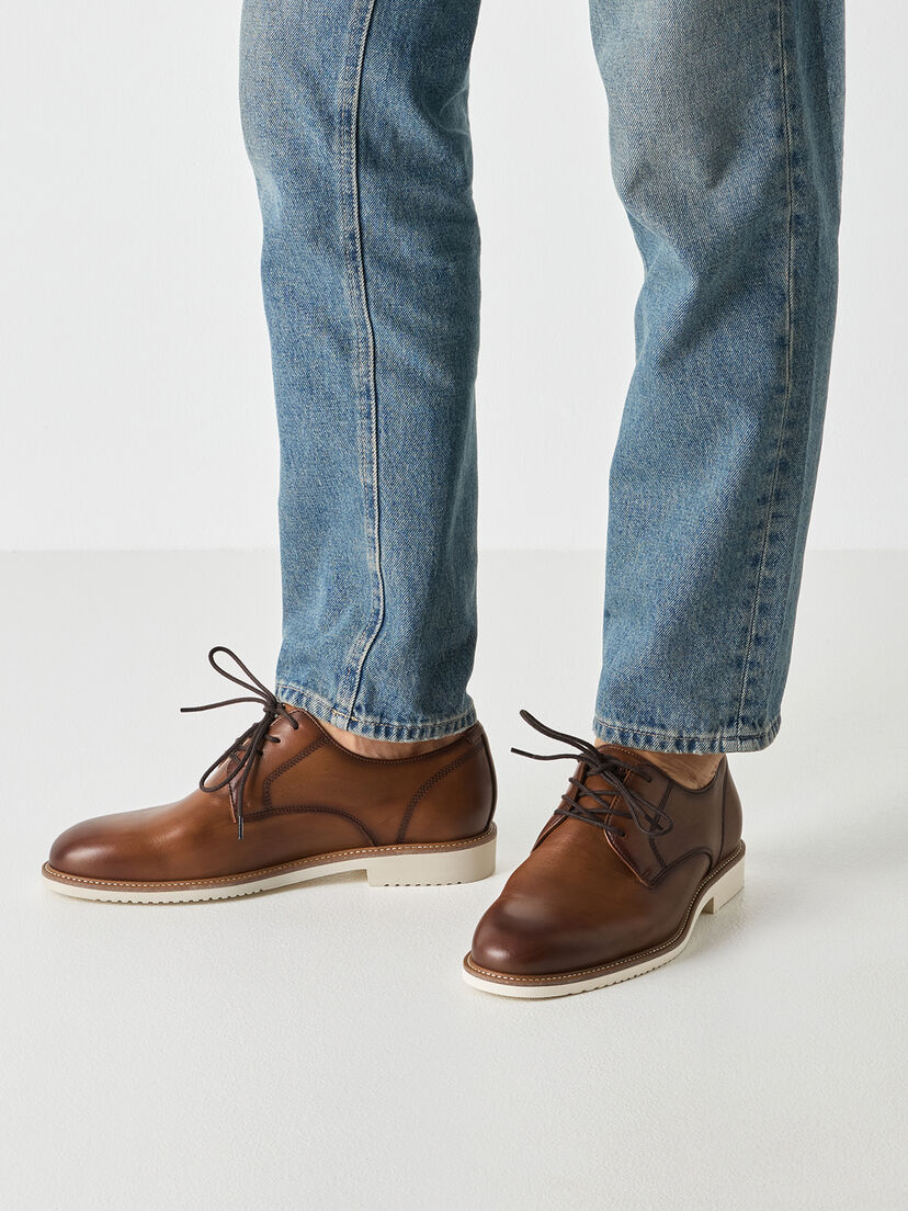 Leren Lage schoen - bruin