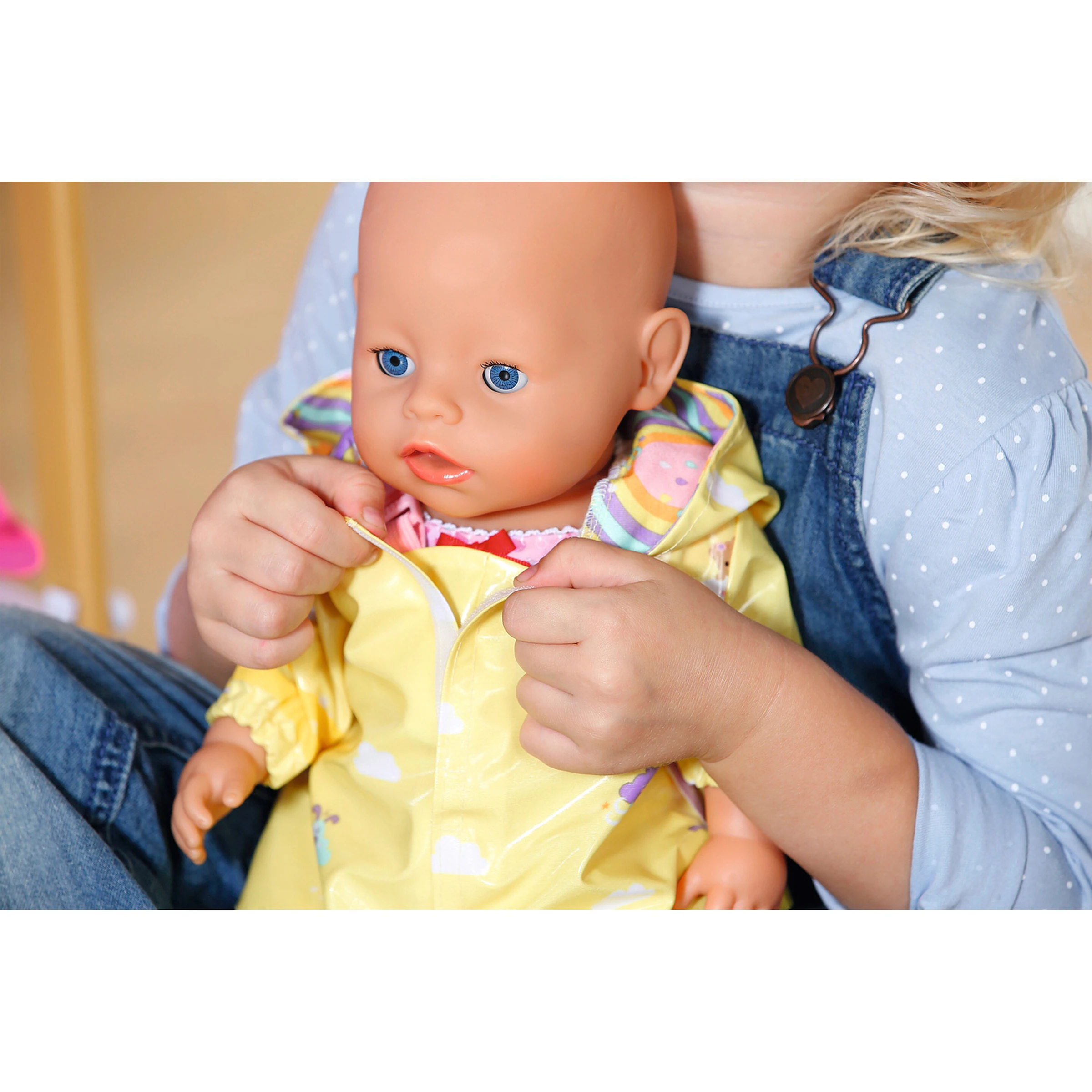 Zapf Creation - BABY BORN Puppen Outfit Deluxe Regen 43cm