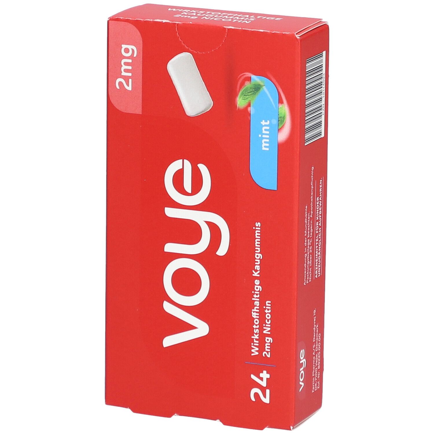 Voye Mint 2mg wirkstoffhaltiges Kaugummi