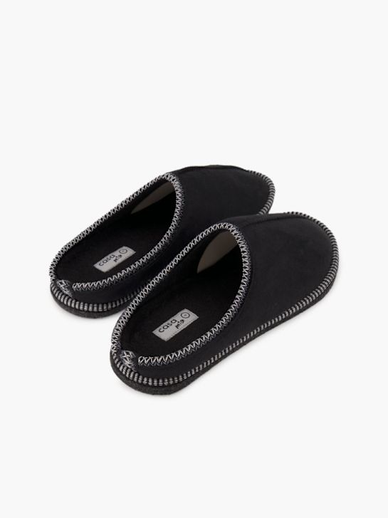 Casa mia Pantoffel Schwarz