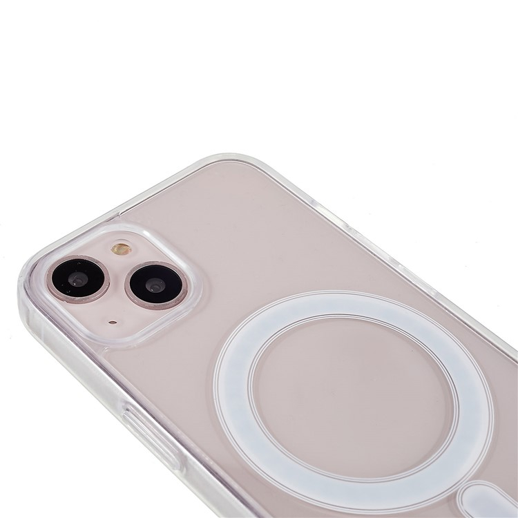 iPhone 13 MagSafe Hybrid Hülle TPU Bumper Air Cushion Fallschutz   Acryl Rückseite - Transparent