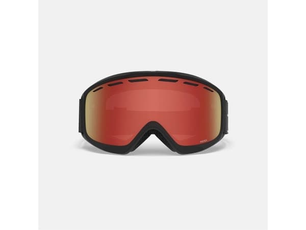 Giro INDEX ASIAN FIT, Enkeltlinse, Sort, Unisex, Sylindrisk (flat) linse, Sort, Oransje
