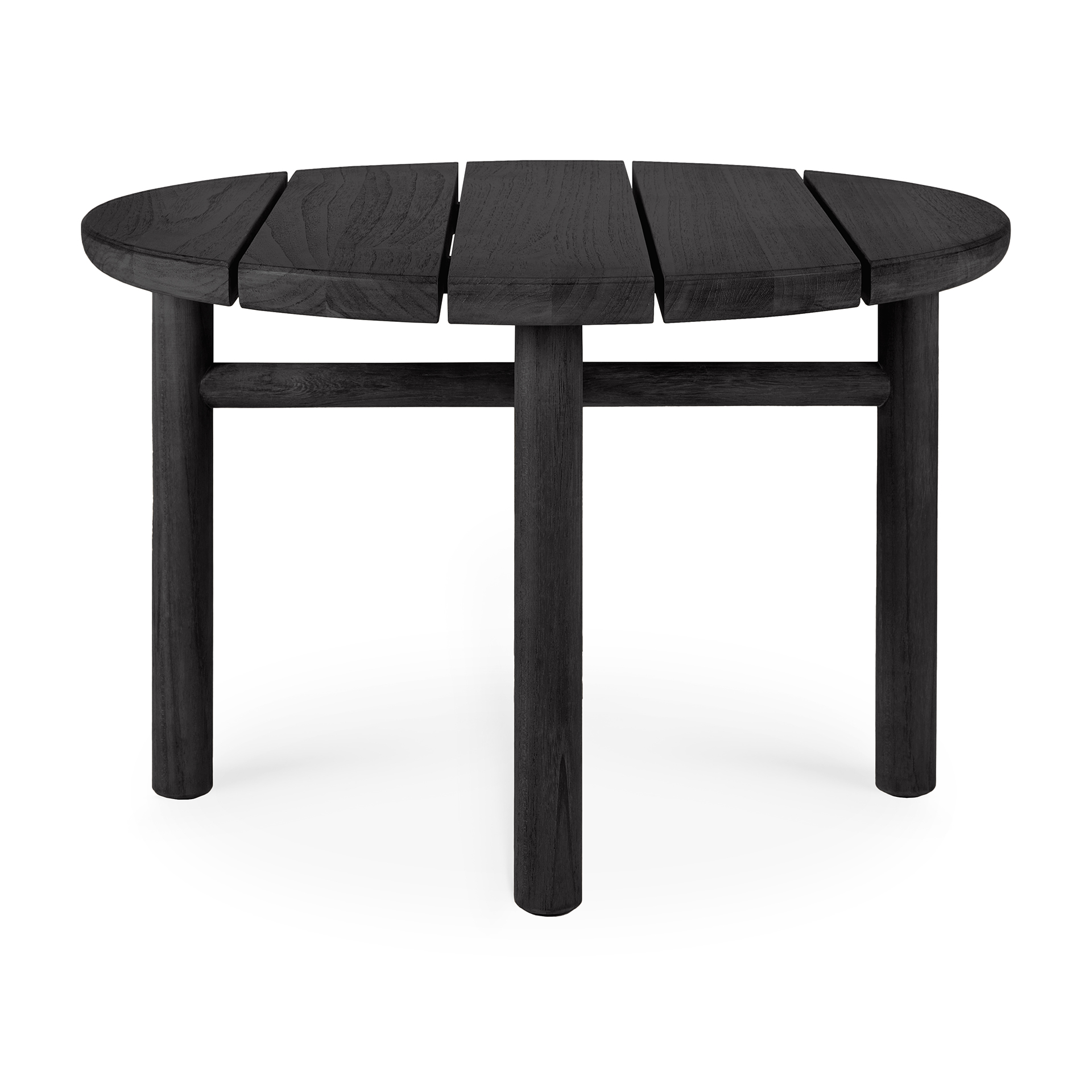 Teak Quatro koffietafel - 68cm - zwart