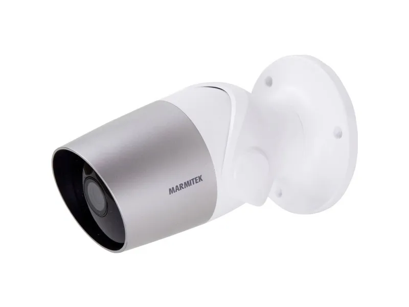 Marmitek Smart Me View MO - Netværksovervågningskamera - udendørs - modstandsdygtig over for vandsprøjt og byger - farve (Dag/nat) - 1920 x 1080 - 1080p - audio - trådløs - WiFi - H.264 - DC 12 V