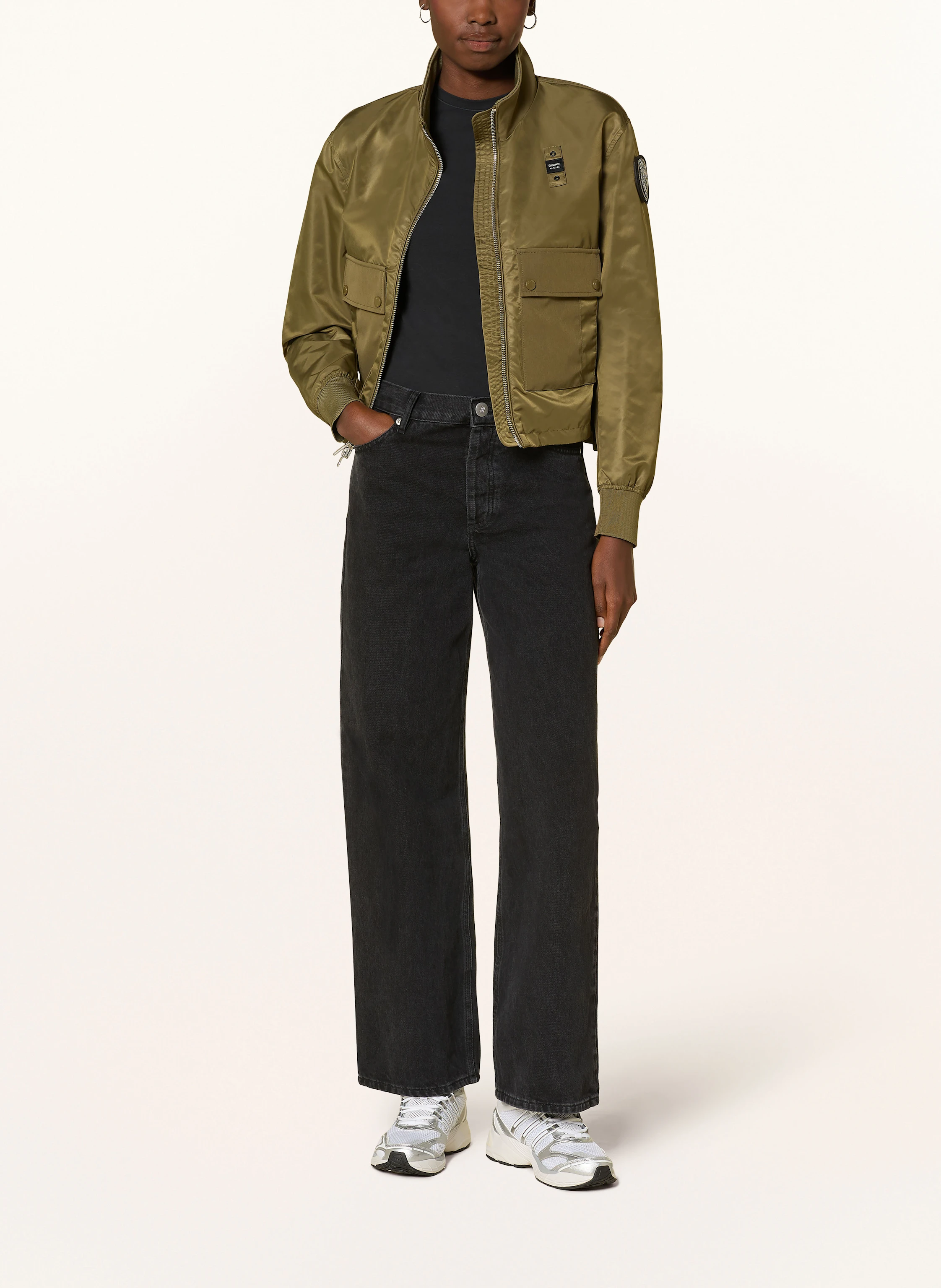 Blauer Fieldjacket CARNEY