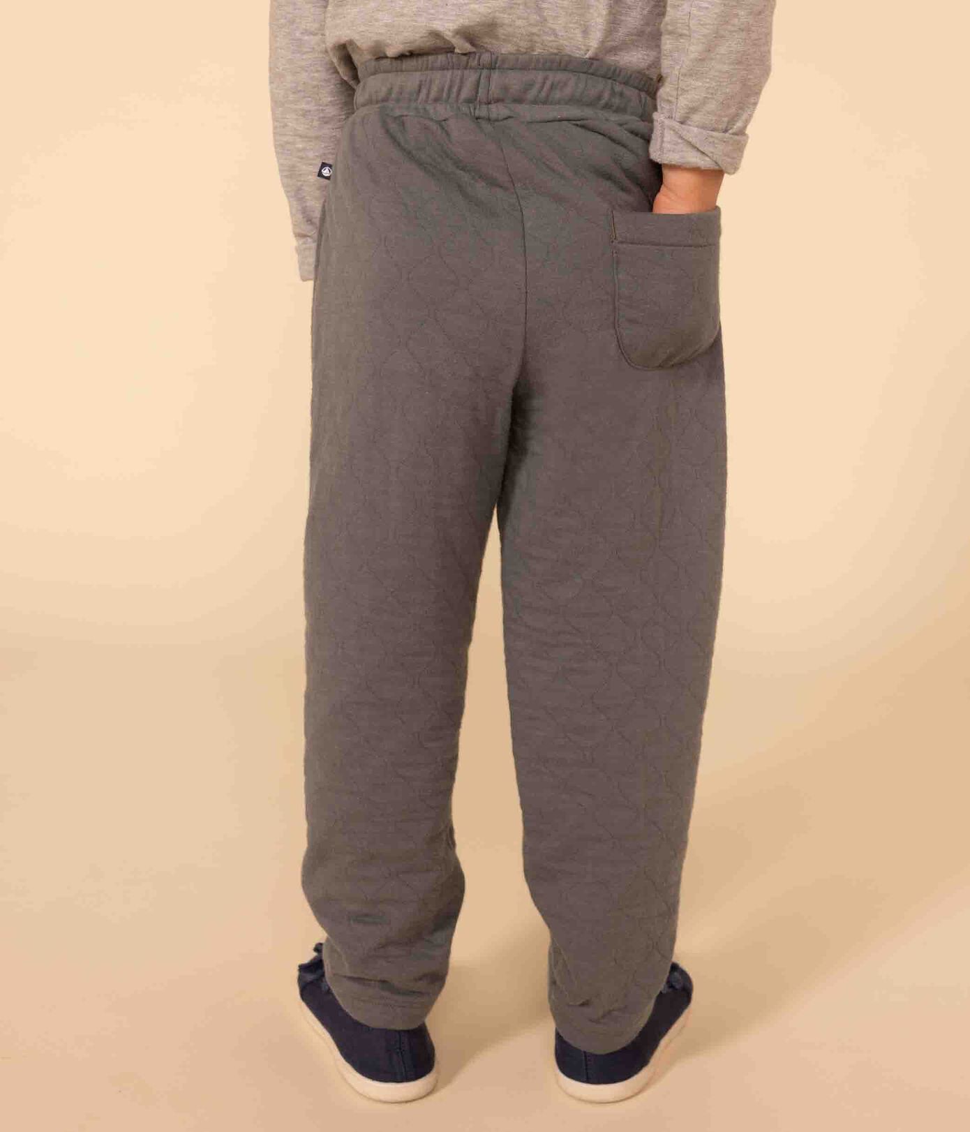 Pantalon en tubique matelassé enfant garçon