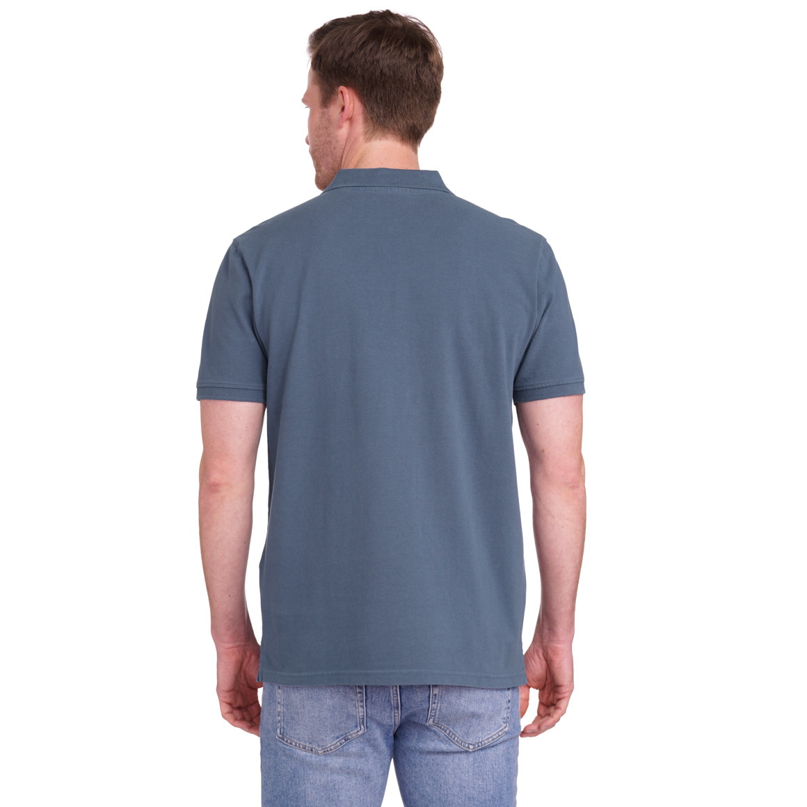 Jonas Nielsen Herren Poloshirt unifarben blau