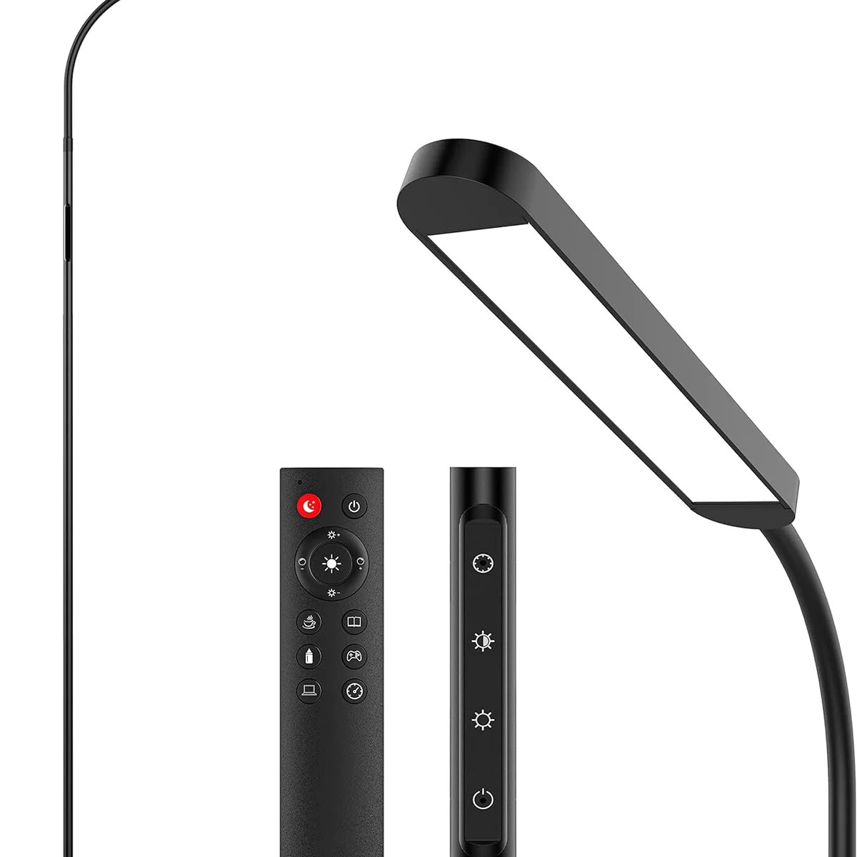 Lampadaire sur Pied LED 2700K à 5700K noir Vendos85