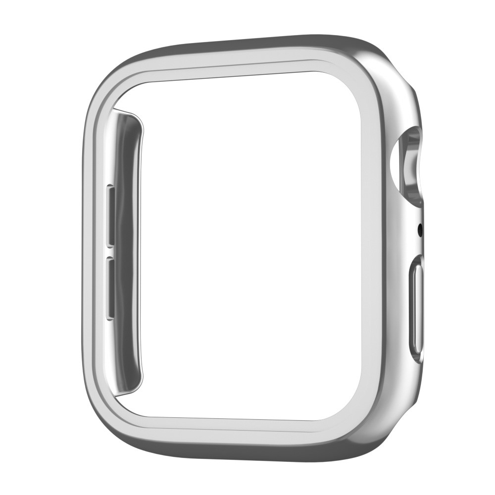 Apple Watch (41 mm) Hardcase Bumper   Display Schutzglas (IP68) - Silber