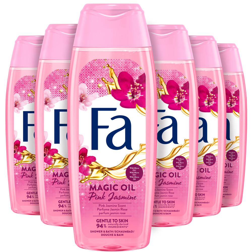6x Fa Douchegel Magic Oil Pink Jasmine250 ml