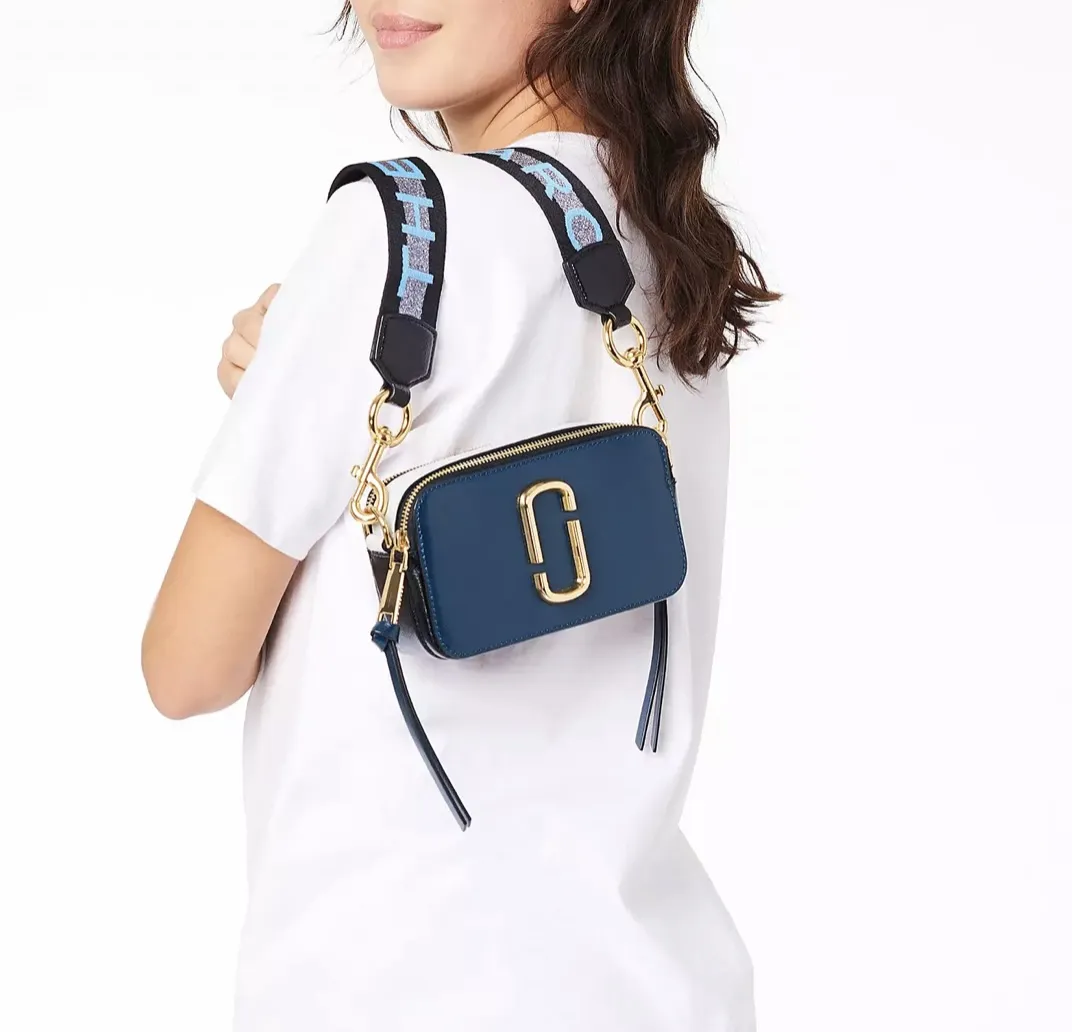 Sac en cuir The Logo Strap Snapshot Marc Jacobs