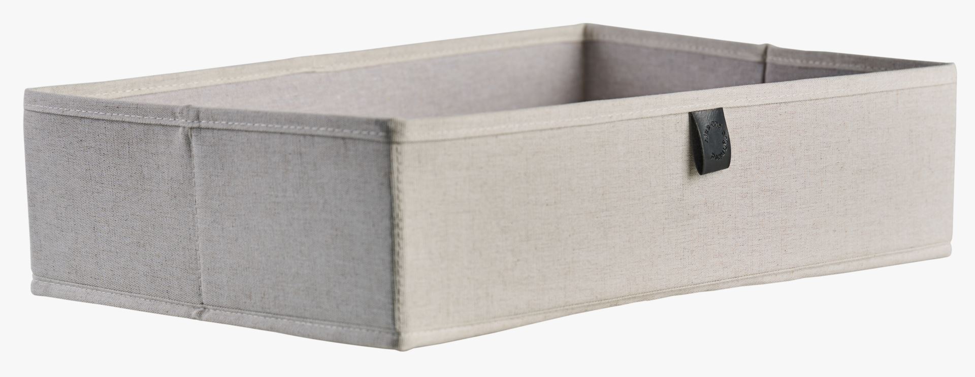 Organiseringsboks lys natur - 28x14x11 cm