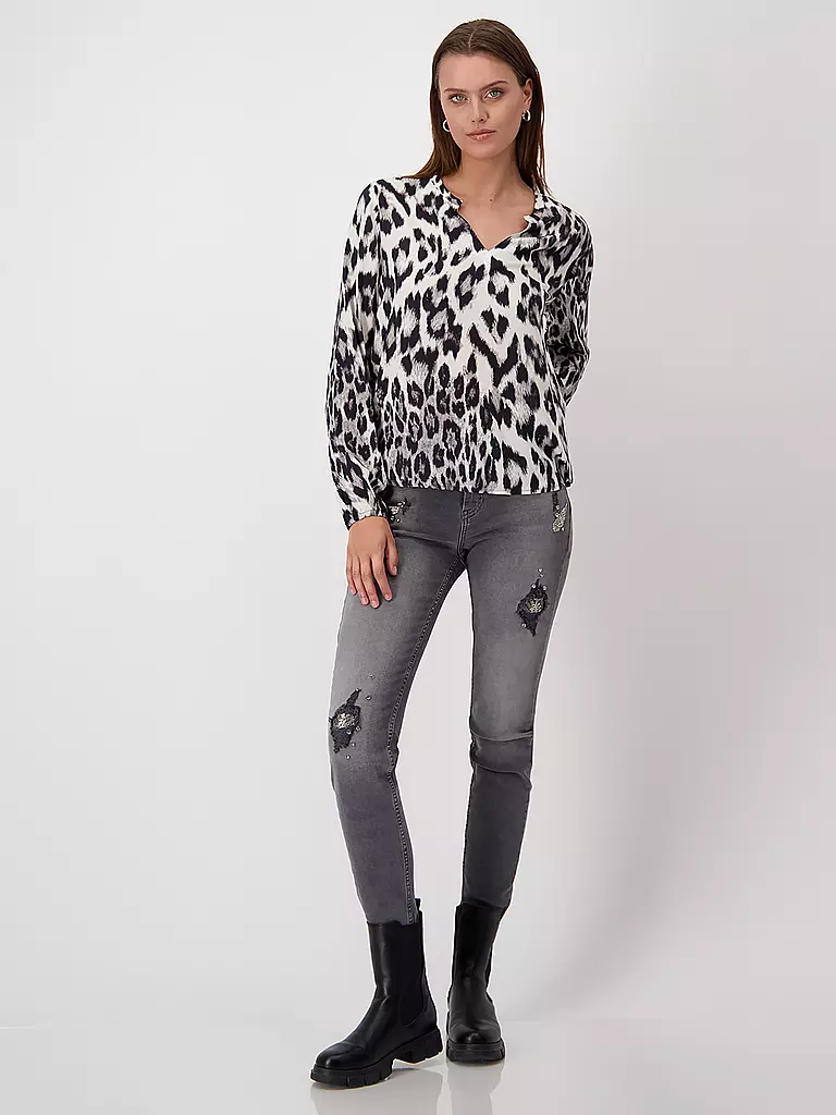 MONARI Blusenshirt schwarz