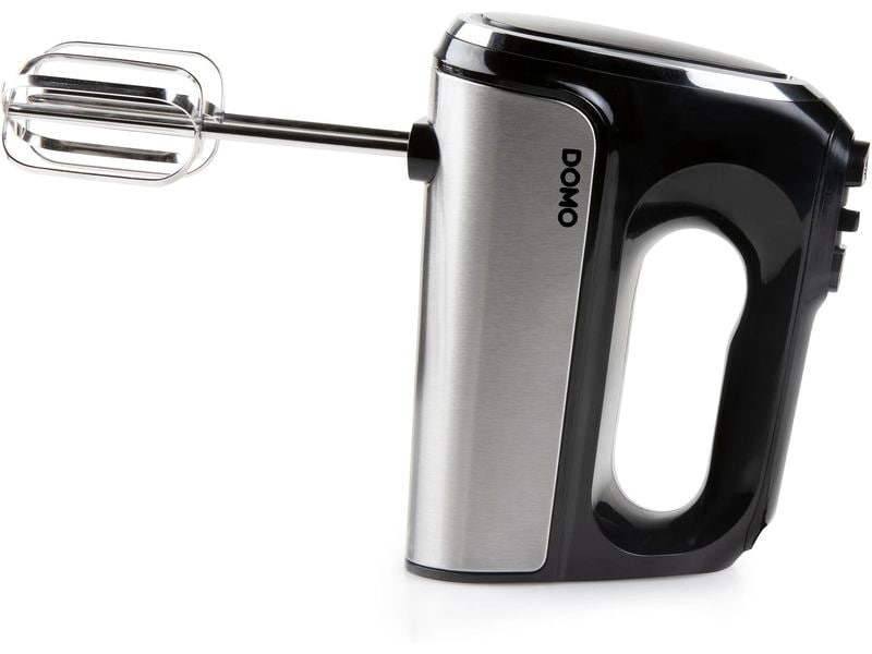 Domo Handmixer DO9258M Schwarz/Silber Handrührgerät mit langlebigem DC-Motor