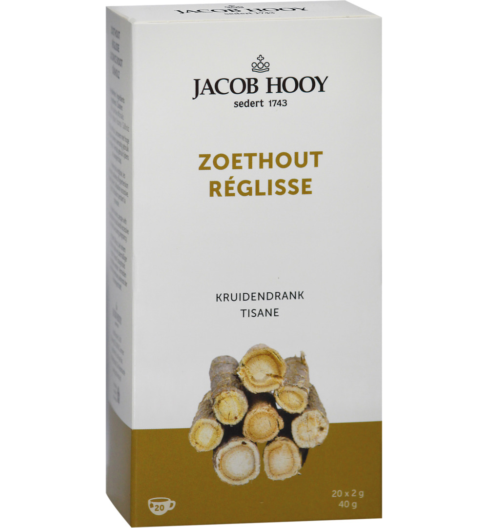 Jacob Hooy Zoethout Thee (20 stuks)
