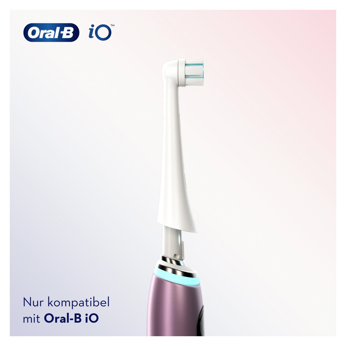 Oral-B iO Sanfte Reinigung Aufsteckbürsten für ein sensationelles Mundgefühl, 2 Stück