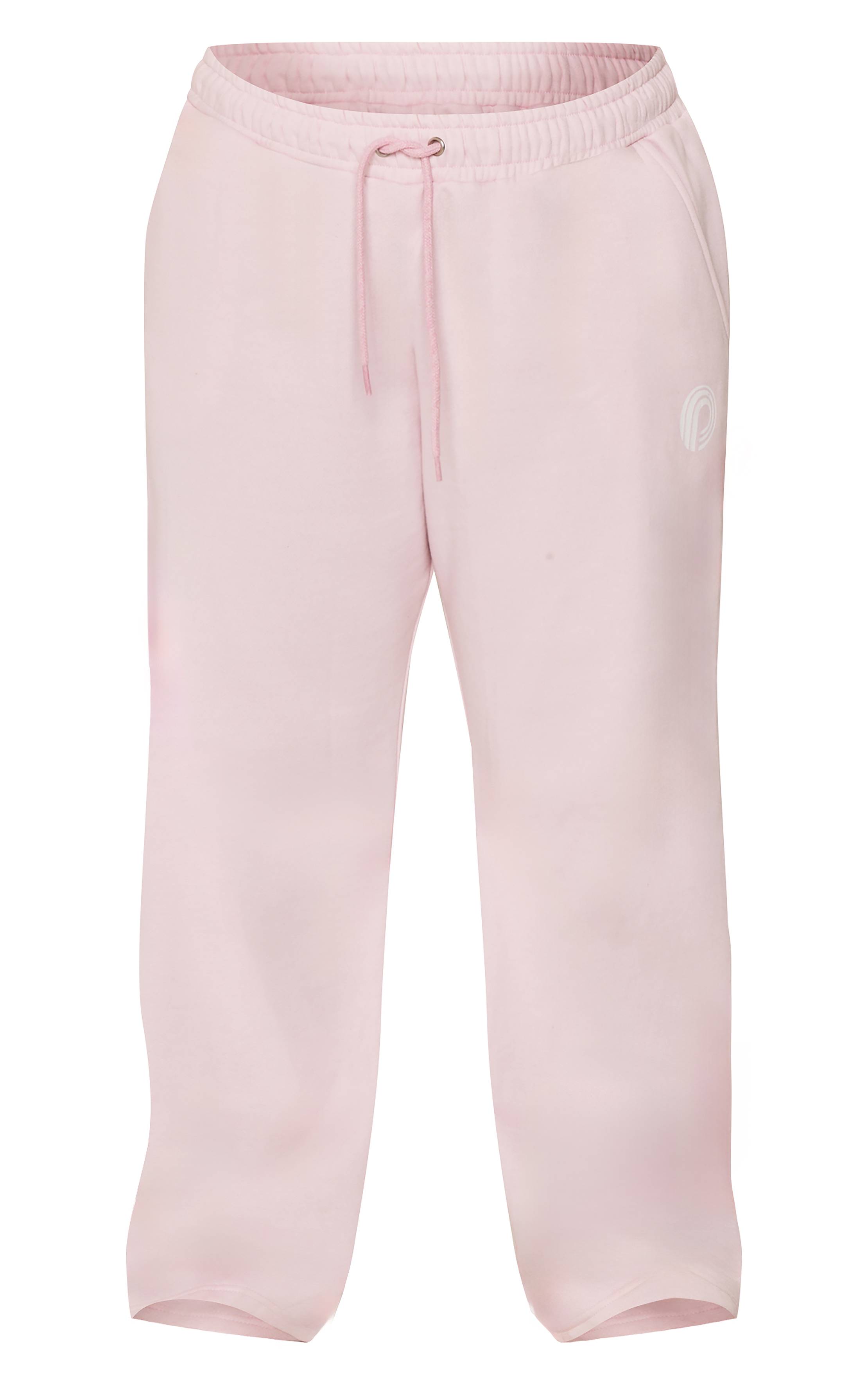 Rose Bébé Jogging À Jambes Larges Imprimé Prettylittlething Grande Taille