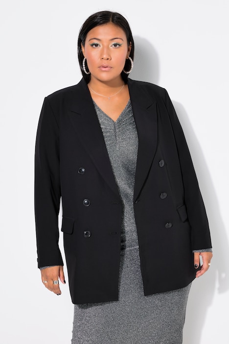 Blazer, Loose Fit, doppelreihig, Revers